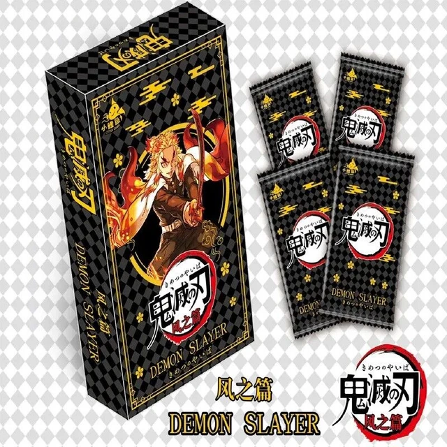 Kpop Demon Hunters Toys Demon Slayer Kimetsu No Yaiba Trading Card Blazing  Red EX Tin - 15 Booster Packs, Sealed 2022 Demon Slayer Cards