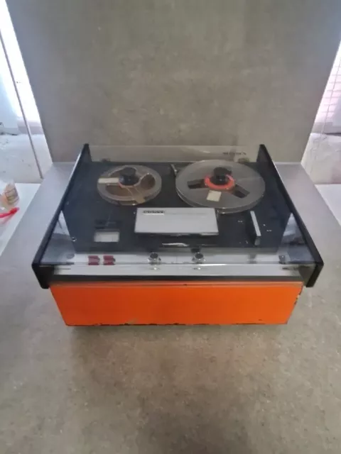 SONY TC-252 D Reel To Reel Stereo Tape Recorder Mit Haube bitte ansehen