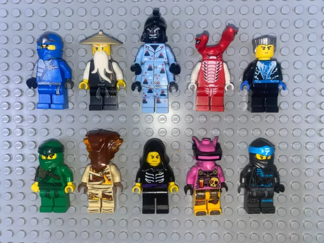 10 Lego Figuren Und Manschen Lego Ninjago