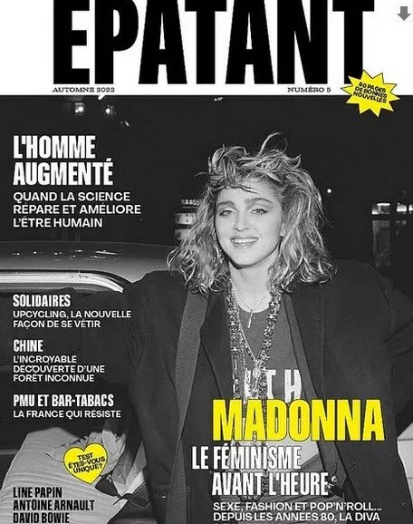 Revista MADONNA Epatant FRANCE TOTALMENTE NUEVA 2022 #5 MADAME X REBEL HEART