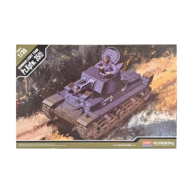 ACADEMY HOBBY MODEL Kit 1/35 Pz.Kpfw. 35(t) German Light Tank SW 54.71