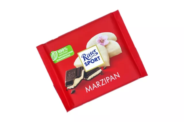 4x/8x Ritter Sport Marzipan 🍫 genuine chocolate from Germany ✈ TRACKED SHIPPING