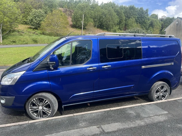 Transit Ccab Examples FORD TRANSIT CUSTOM 2.2 Long Wheelbase Crew Cab Van £6,500.00 - PicClick UK