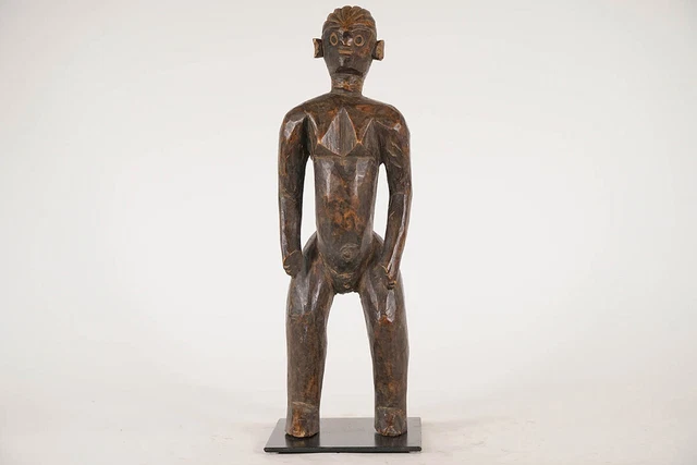 Montol Statue on Custom Base 17" - Nigeria - African Art