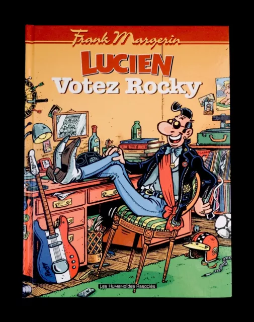 [Bd]  Margerin : Lucien, Votez Rocky . Dédicace & Dessin . Les Humanoïdes . 2005