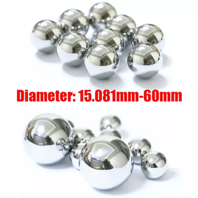 High Carbon Chrome Steel Stainless Balls Bearing 15.081-60mm Industry Solid Ball