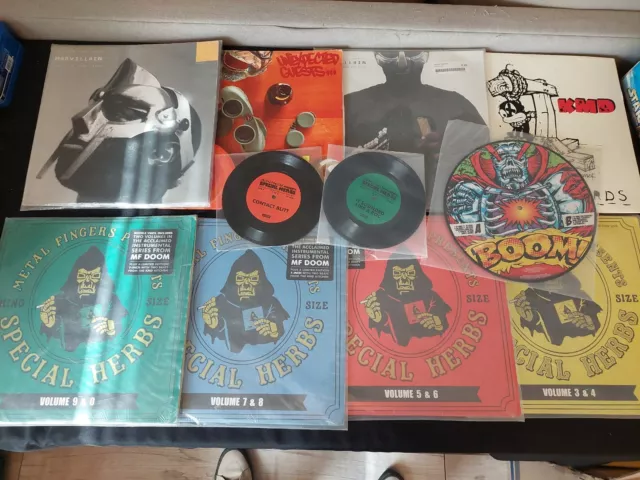 MF DOOM Record Lot Special Herbs King + Czar Ka-bang KMD Declassified Red Vinyl