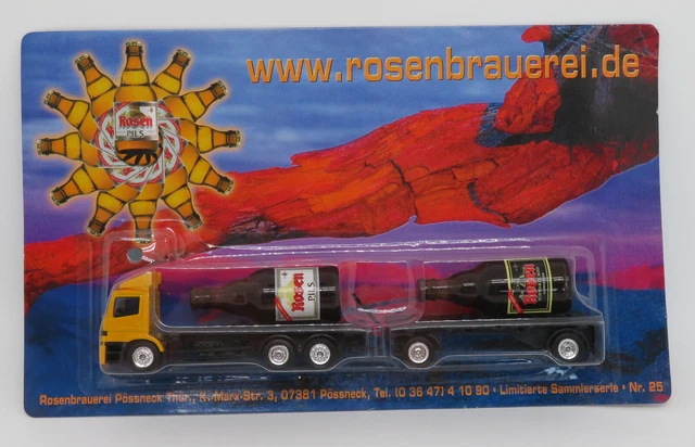 Camion Échelle 1/87 MB Colani Bitburger - Modèle Réduction Bière E.Grell HO, En Boîte - Occasion Neuf