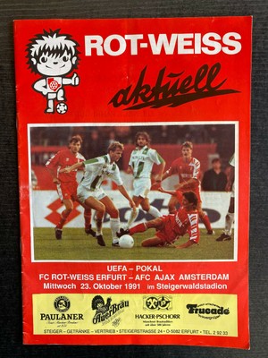 FC Kaiserslautern Ajax Ec III 92/93 Ajax Amsterdam 24.11.1992 1 