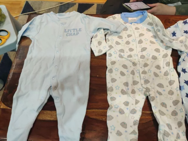 Baby clothes bundle 0-3 months Sleepsuits (8) 3