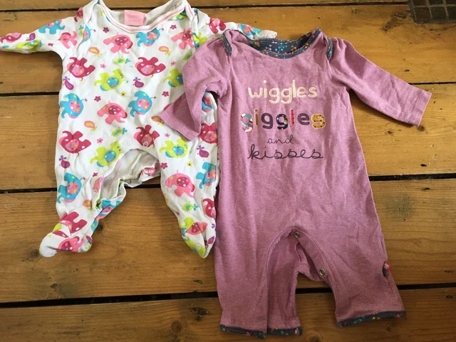 Baby Girls Clothes Bundle inc Sleepwear aged 0-3 months 2