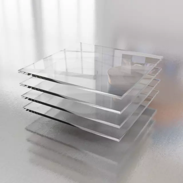 Plexiglas ® Acrylglas Zuschnitt Platte klar 2mm 3mm 4mm 5mm 6mm 8mm TOP gelasert 2