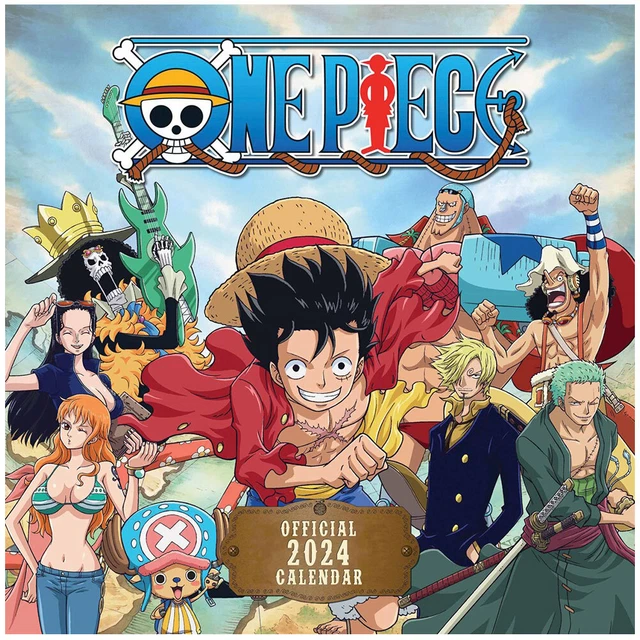 ONE PIECE SQUARE Calendar 2024 NETFLIX Series Official Merchandise
