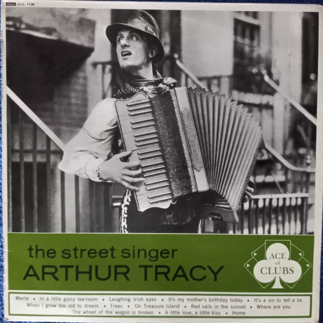 Arthur Tracy: The Street Singer 12" Vinyl LP Near Mint Condition