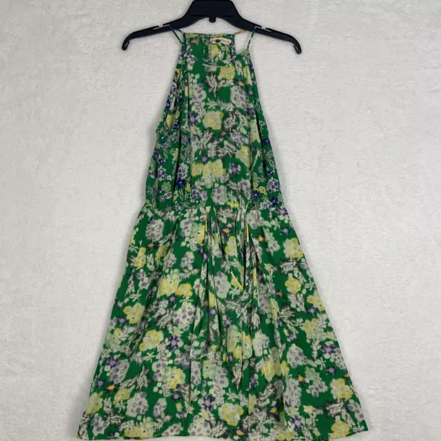 Rebecca Taylor 100% Silk Dress Floral Sleeveless A-Line Women's Size 4