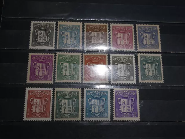 Andorre Serie Timbres N°47A 60 Neufs**. Cote 166 Euros