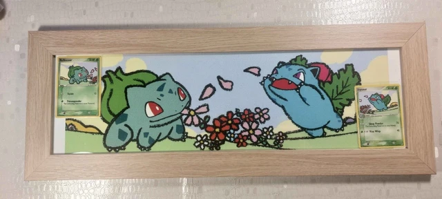Cadre carte pokémon vintage - Décoration