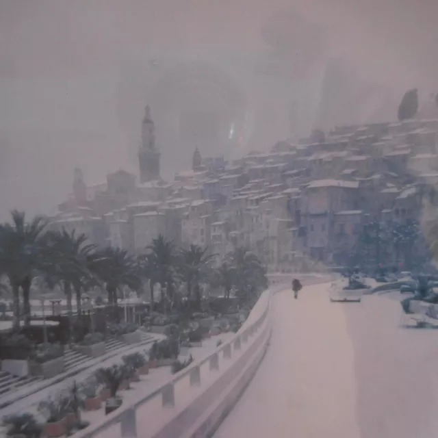 Photography Under Glass Menton The Snow Friendships Jacques France Model N3244