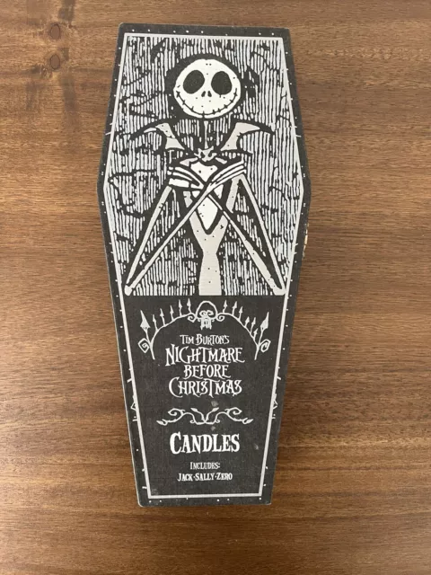 Disney Exclusive Nightmare Before Christmas Candles NIB RARE