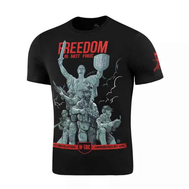 M-Tac T-Shirt FreedomTaktisches T-Shirt Militärisches T-Shirt Outdoor Bekleidung