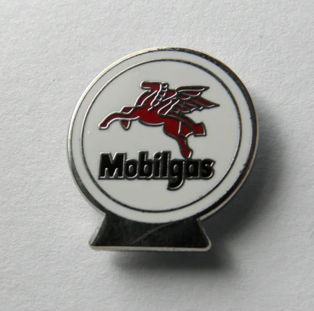 Mobilgas Oil Gas Fuel Lapel Pin Hat pin badge 3/4 inch in size