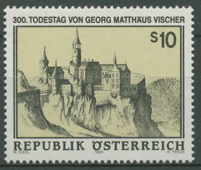 Österreich 1996 Stich Burg Kollmitz Georg Matthäus Vischer 2185 postfrisch