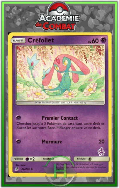 Créfollet - SL00:Académie de Combat - 84/236 - Carte Pokémon Française Neuve