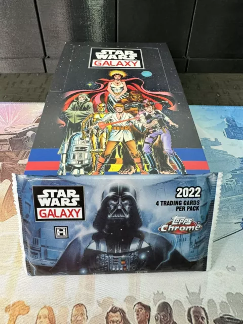 2022 Topps Chrome Star Wars Galaxy Hobby Pack New Factory Sealed X1
