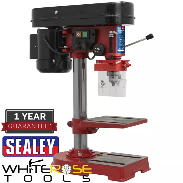 Sealey Pillar Drill 5-Speed Hobby Model 580mm Height 350W/230V Drilling Tool