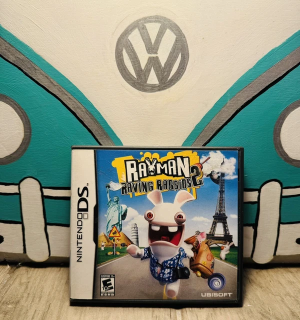 Rayman Raving Rabbits Nintendo Ds RAYMAN RAVING RABBIDS 2 (Nintendo DS, 2007) Complete In Box CIB Tested ...