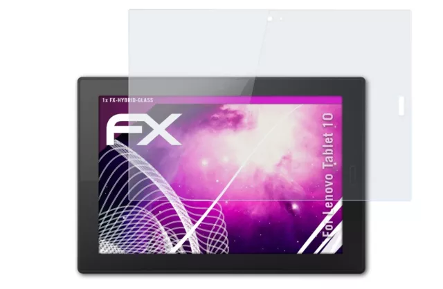 atFoliX Verre film protecteur pour Lenovo Tablet 10 9H Hybride-Verre 3