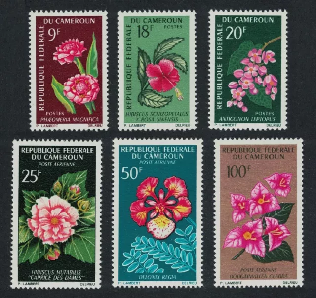 Cameroun Flowers 6v issue 20 May 1966 MNH SG#423=429 MI#463-468 CV£7.35