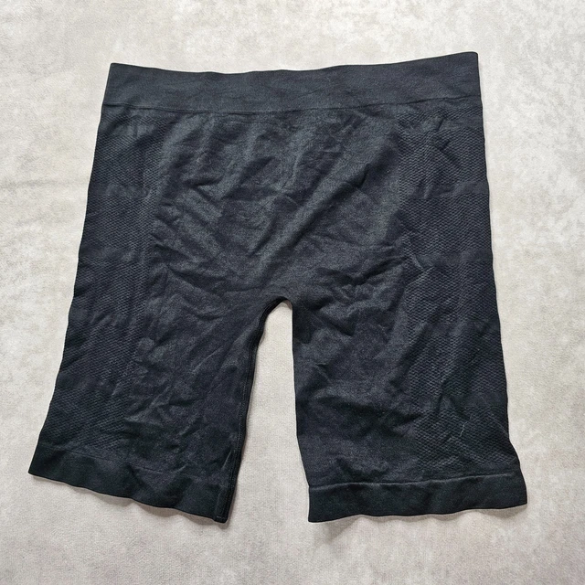 SKIN UP FRANCE Womens Shapewear Shorts S/M Black Seamless Control Pants ...