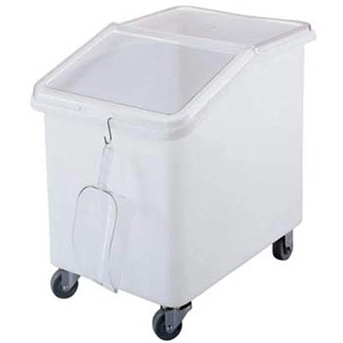 Mobile Ingredient Bin, Slant Top, 37 Gallon Capacity