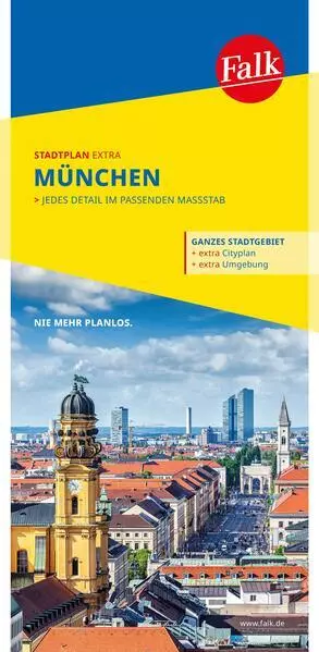 Falk Stadtplan Extra München 1:20.000 | 2023 | deutsch