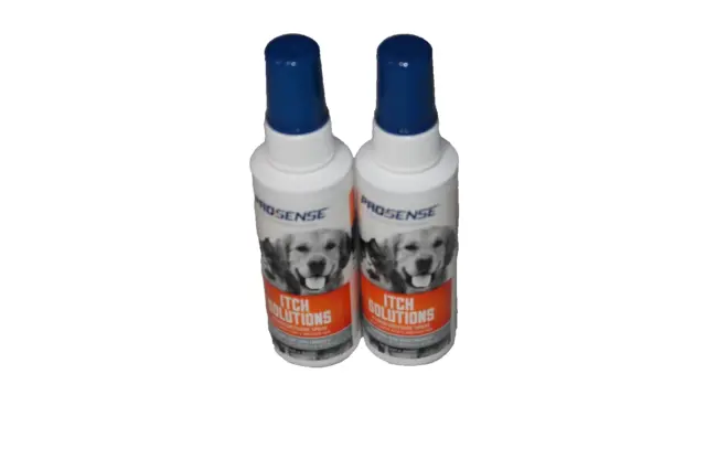 2Pack- Pro-Sense Itch Solutions Hydrocortisone Spray 4 Ounces, For Dogs And Cats