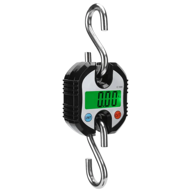 150KG Crane Scale LCD Digital Electronic Hook Hanging Weight For Pig Sheep Fr AC
