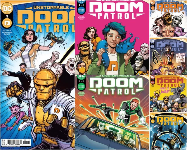 DC Unstoppable Doom Patrol (2023) #1 2 3 4 5 6 7 Complete Set - NM