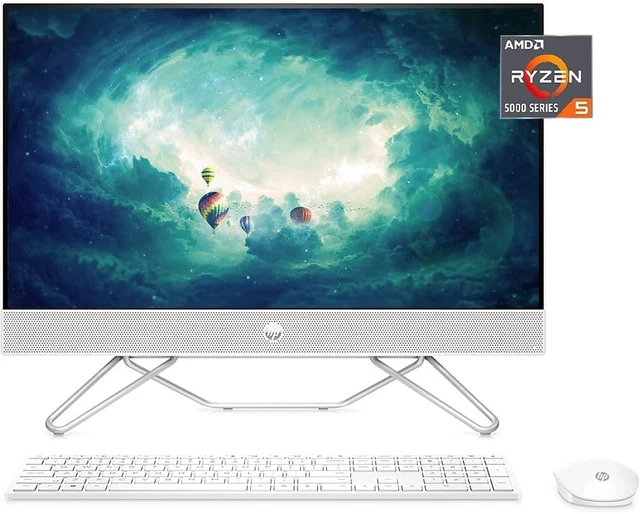 2023 Newest All-In-One Bundle PC, 23.8 Inch FHD IPS Touchscreen Display, AMD Ryz