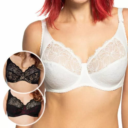 SOFTSHELL BIG CUP Bra without Wire And Stays With Front Fastening GAIA  (Jodie ) £22.74 - PicClick UK