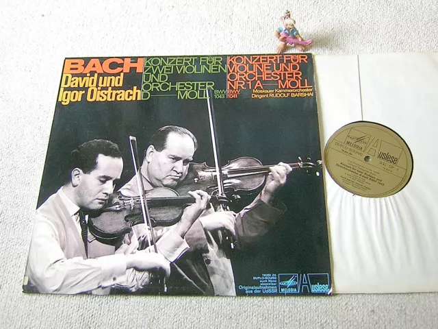 BACH Violinkonzerte DAVID & IGOR OISTRAKH BARSHAI GER LP MELODIYA AUSLESE 78351