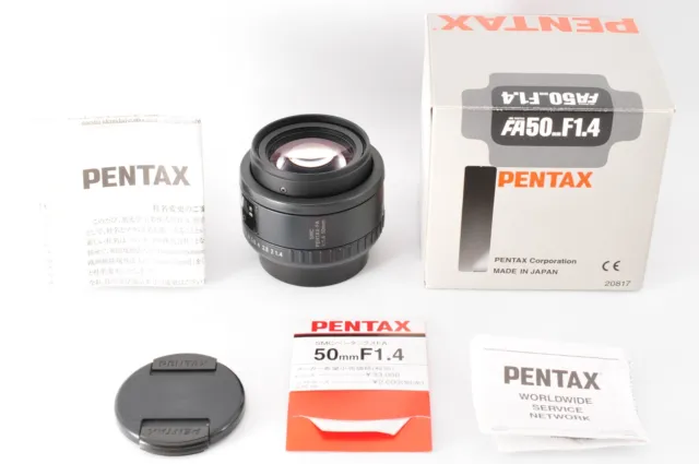 [MINT+++! in/Box] SMC Pentax FA 50mm f/1.4 Prime AF Lens for K Mount  From JAPAN