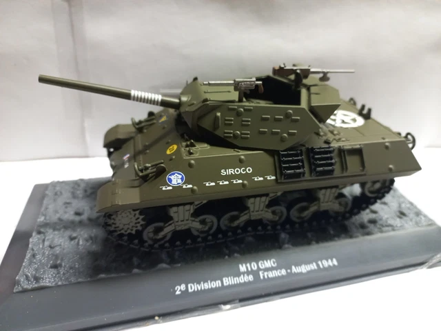 Solido 1/50, char TD M10 MISTRAL, 2e DB, RBFM, Française, WW2, Tbe (612