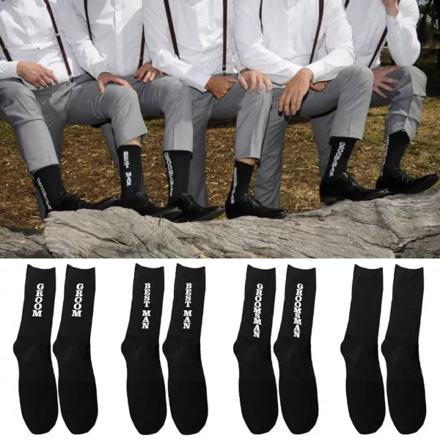 Men Socks Gift Wedding Funny Socks For Groom Best Man Groomsman Wedding Gifts