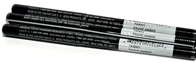 Avon True Color Glimmersticks Brow Definer Tawny Lot Of 3 Sealed