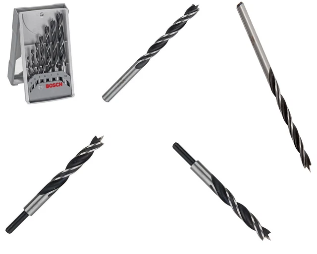 BOSCH BRAD POINT Drill Bits For Wood Lip & Spur You Pick 3mm 30mm Bit