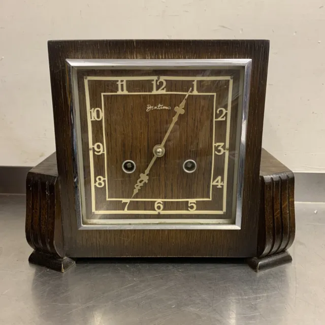 Art Deco German Bentima Chime Mantle Clock