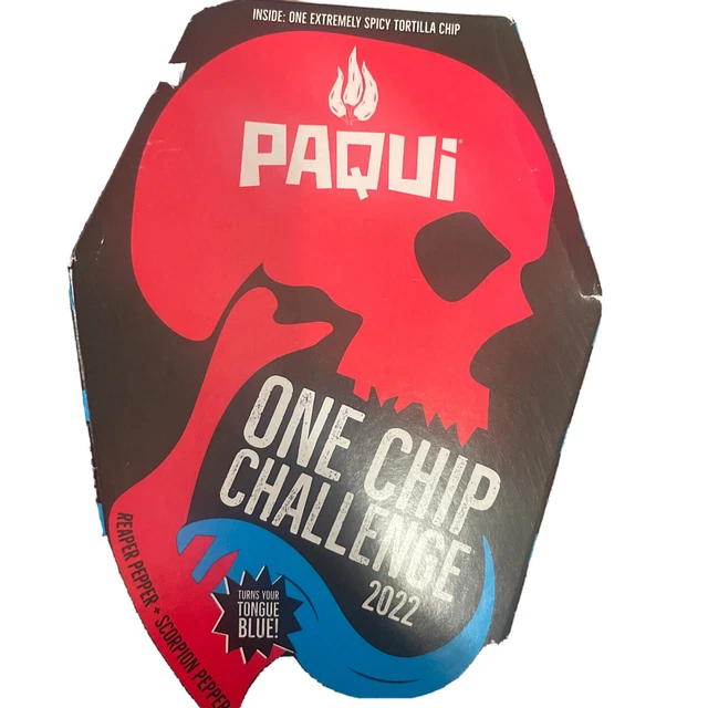 PAQUI ONE CHIP Challenge NEW 2022 Carolina Reaper Scorpion Chile Pepper Tortilla £13.25