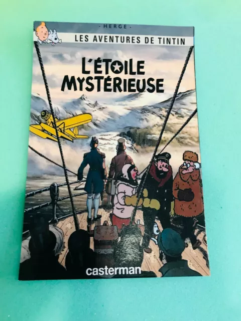 Carte Postale 15X10 Tintin Hommage A Herge Parodique Pastiche Etoile Mysterieuse