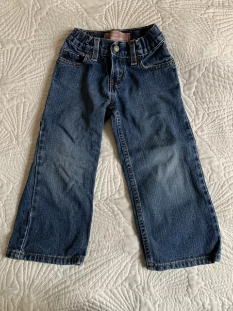 Toddler Levi Strauss & Co. 569 Jeans; 4 slim; Adjustable Waist Loose Straight